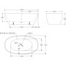 Акриловая ванна 170x81 см BELBAGNO BB81-1700-W0