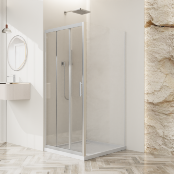 Душевой уголок BELBAGNO UNO-195-AF-31-90-P-NERO