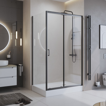 Душевой уголок BELBAGNO UNO-195-AH-1-100/90-C-Cr