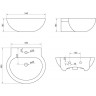 Раковина BELBAGNO BB122L