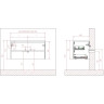 Тумба Cemento Grigio 80 см BELBAGNO KRAFT KRAFT-800-2C-SO-CG